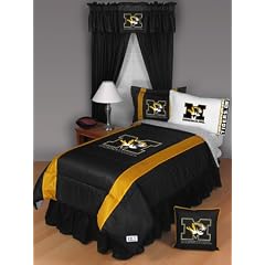 MISSOURI TIGERS 5PC TWIN BEDDING SET New NCAA
