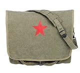 Classic Paratrooper Shoulder Bag With Red China Star