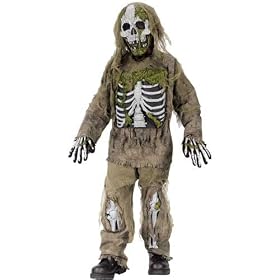 Skeleton Zombie Child Costume