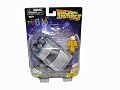 MiniMates Back to the Future Part II Frozen Time Machine with Marty McFly in Radiation Suit