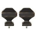 Square Finial Set - Darjeeling Bronze