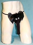 Mr. Peanuts BLACK - Mens Sexy Stylish Pouch Novelty One Size
