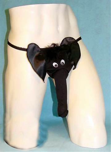 Mr. Peanuts BLACK - Mens Sexy Stylish Pouch Novelty One Size