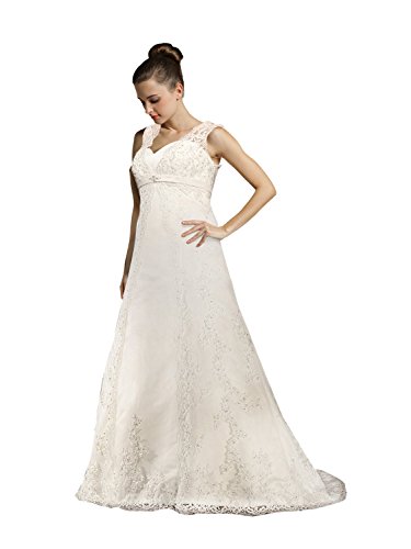 CosplayHutホワイトラインレースサテン ハート大きいサイズ ウェディグドレス花嫁 結婚式新婦さん