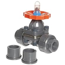 Hayward PVC Diaphragm Valves, EPDM Seal, 1" Socket/Threaded