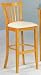 Kitchen & Housewares : Set of 2 Maple Finished Wooden Barstools