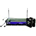VHF Dual Wireless Headset/Lavalier Microphone System - Frequencies: 2+6