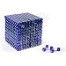 16mm ClearTranslucent Blue Gaming Dice with Rounded Corners - Set of 1,000