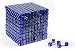 16mm ClearTranslucent Blue Gaming Dice with Rounded Corners - Set of 1,000