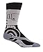 Sock It to Me Men's Novelty Crew Socks with Many Designs (Toe-tal Recall)