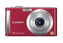 Panasonic Lumix DMC-FS5R 10.1MP Digital Camera with 4x Wide Angle MEGA Optical Image Stabilized Zoom (Red)