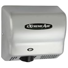 Impact 4064C eXtremeAir High Speed Energy Efficient Hand Dryer, 120V Voltage, 1500 Watt, 135 degree F, Satin Chrome