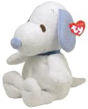 Ty Pluffies Snoopy - White/Blue