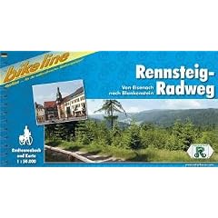 Bikeline Radtourenbuch, Rennsteig-Radweg: Von Eisenach nach Blankenstein. Radtourenbuch und Karte 1 : 50 000