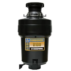 Commodore 9100 Deluxe 3/4 HP Food Waste Disposer by Joneca