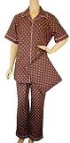 Pink Mauve Polka Dots French Elegant Design Short Sleeve Pajamas ~ 3 sizes