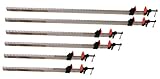 Yukon Tool YTABC6L 3 Pair 24-Inch, 36-Inch, and 48 Inch Deep Reach Bar Clamp Assortment