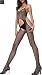 Seamless Fishnet Suspender Bodystocking - Available in one size and plus size