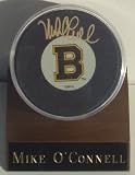 Mike O'Connell Autographed Puck with Holder