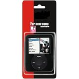 Apple 3rd Generation iPod Nano 4gb 8gb Video Premium Aluminum Carrying Case with LCD Screen Protector Shield - 5 Color Choices, BLACK
