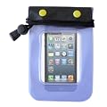 Pochette �tanche - imperm�able - poche - bourse pour t�l�phones portables - Apple iPhone 5 - 4s - 4 - Samsung - Blackberry - Bleu