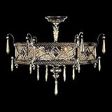 Brazilian No. 606640 Semi-Flushmount by Fine Arts Lamps