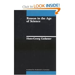 Reason in the Age of Science (Studies in Contemporary German Social Thought)