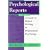 Psychological Reports: Guide to Report Writing in Professional Psychology
