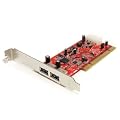 StarTech.com Tarjeta Adaptadora PCI SuperSpeed USB 3.0 de 2 Puertos, PCI, USB 3.0, 1300 Mbit/s, 57 mm, 120 mm, 20 mm