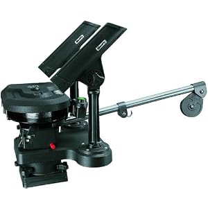 1119 Big Water ProPack 24 Electric Downrigger w Dual Rod Holder and Swivel Base by
