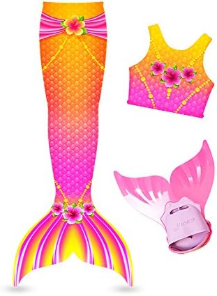 Tropical Lemonade Mermaid Tail (child 5-7)