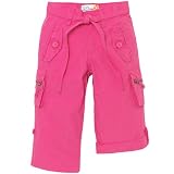 The Childrens Place Girls White Cargo Pedal Pushers Sizes 4 - 14