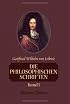 Die philosophischen Schriften: Band I