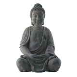 BIG BUDDHA SCULPTURE MEDITATION yoga deco garden budda