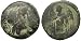 Nabataean Kingdom, Aretas III, 87 - 62 B.C.; Bronze AE 16