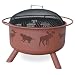 Landmann 28337 Big Sky Fire Pit, Wildlife, Georgia Clay