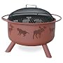 Landmann 28337 Big Sky Fire Pit, Wildlife, Georgia Clay