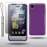 LG GD510 POP PURPLE GEL COVER CASE