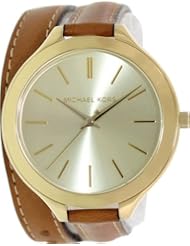 Michael Kors Womens MK2256 Runway Brown Watch