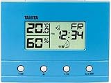 TANITA デジタル温湿度計 ブルー TT-531-BLの画像