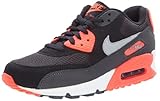 Nike Men's Air Max 90 Essential Black/Wlf Grey/Atmc Rd/Anthrct Running Shoes 9.5 Men US