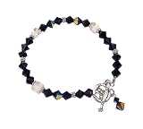 Bracelet - Swarovski Crystal Serenity Cube - Jet AB