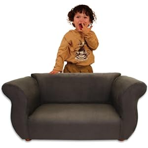 Fantasy Furniture Fancy Sofa, Black