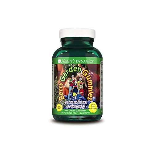 Natures Dynamics Berry Garden Kids, Multi Gummy/Assorted, 120ct