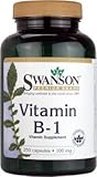 Swanson Vitamin B1 100mg (250 Capsules)