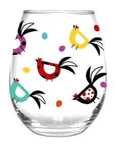 Chickens Stemless Glass