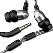 MEElectronics M9P-SL Hi-Fi Sound-Isolating In-Ear Headphones with Microphone (Silver)