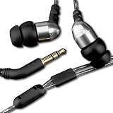 MEElectronics M9P-SL Hi-Fi Sound-Isolating In-Ear Headphones with Microphone (Silver)