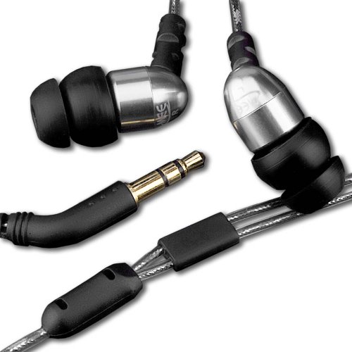 MEElectronics M9 SL Hi Fi Sound Isolating In Ear Headphones (Silver) MEElectronics M9-SL Hi-Fi Sound-Isolating In-Ear Headphones (Silver)