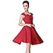 Heroecol® 50s 60s Hepburn Elegant Style Vintage Retro Swing Rockailly Dresses
